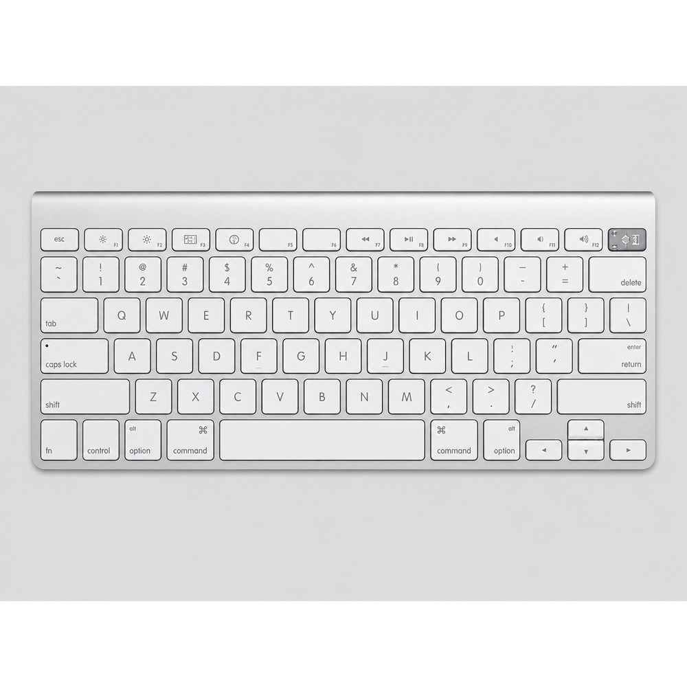 Apple Wireless Keyboard A1314 Silver Aluminum Bluetooth‎ MC184LL/B Mac iPad